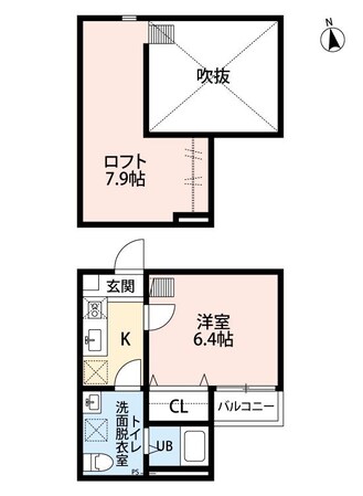 仙台駅 徒歩15分 2階の物件間取画像